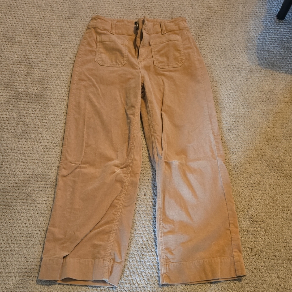 Talbots Women's Wide Leg Tan Pants